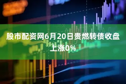 股市配资网6月20日贵燃转债收盘上涨0%